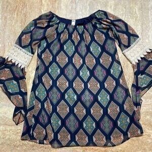 Honeyme women’s Boho dress. Size S.